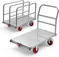2IN1 Steel Panel Truck Cart, Lumber Cart Drywall Dolly，2500LBS Heavy Duty by PHEXOD