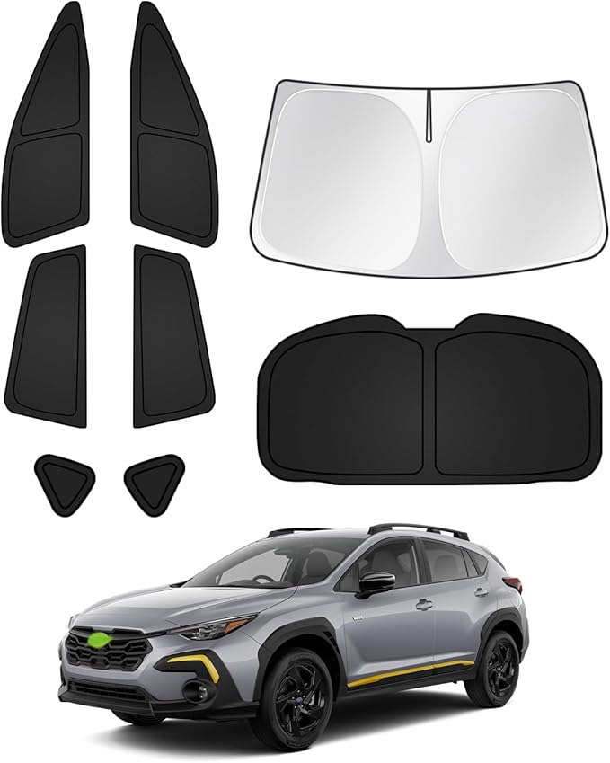 Sunshades for Subaru Crosstrek 2024 2025 2026 Accessories Windshield Sun Shade by Canvcle