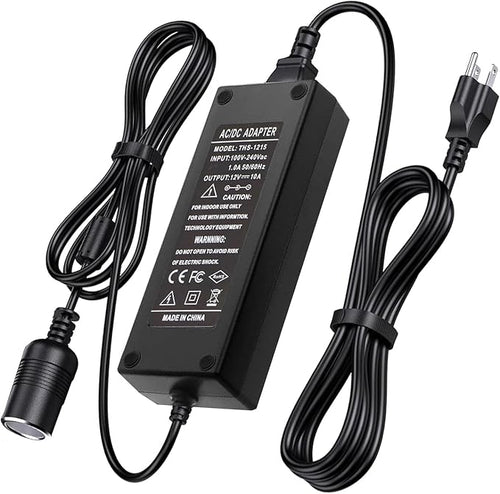 110V-240V to 12V 120W/10A Car Cigarette Lighter Socket AC/DC Power Supply by Xhorse