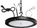 0-10V Dimmable UFO LED High Bay Light, 3 CCT Selectable LED Shop Lights by GXSTHY