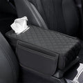 Car Armrest Cover Leather Car Console Covers Box Pad by Rneswi