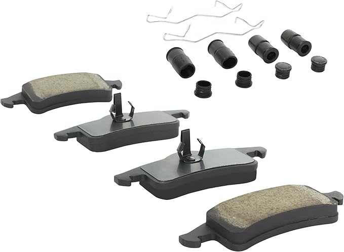 Premium Semi-Metallic Rear Brake Pads Compatible - Image 2