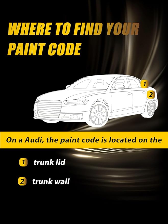 Mythos Black Metallic Touch Up Paint Compatible - Image 2
