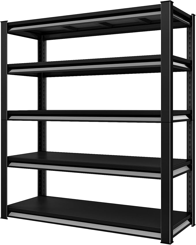 48" W Garage Shelving Heavy Duty，2800LBS Loads Adjustable Garage Storage Shelves - Image 6
