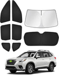 Sunshades for 2025 2026 Subaru Forester Accessories Windshield Sun Shade Side by Canvcle