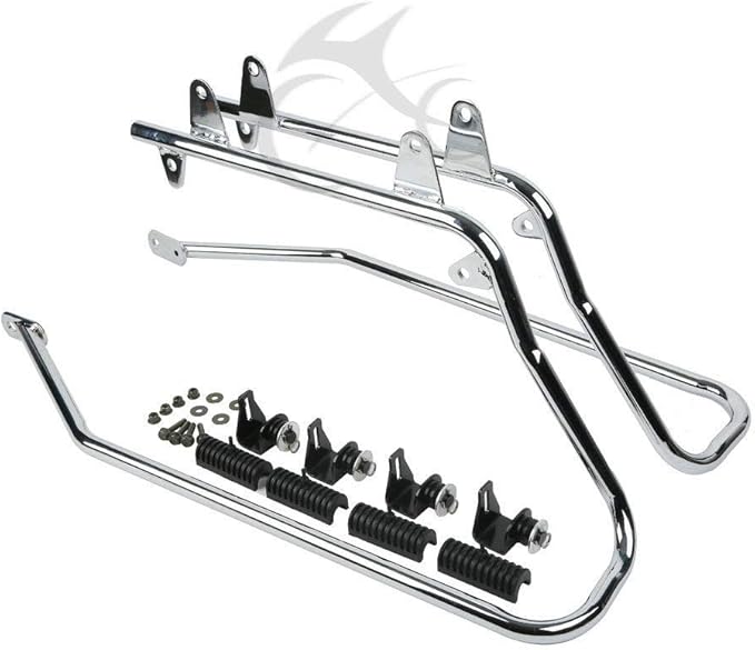 XFMT Hard Saddlebags + Chrome Conversion Brackets Compatible - Image 8