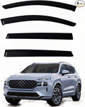 Window Visors Rain Guards fits 2019-2023 Santa Fe, Out-Channel Window Wind by Unknown