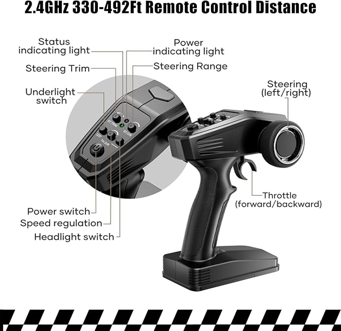 WayEee RC Car 1/16 Brushless Fast Cars Toys - Image 8