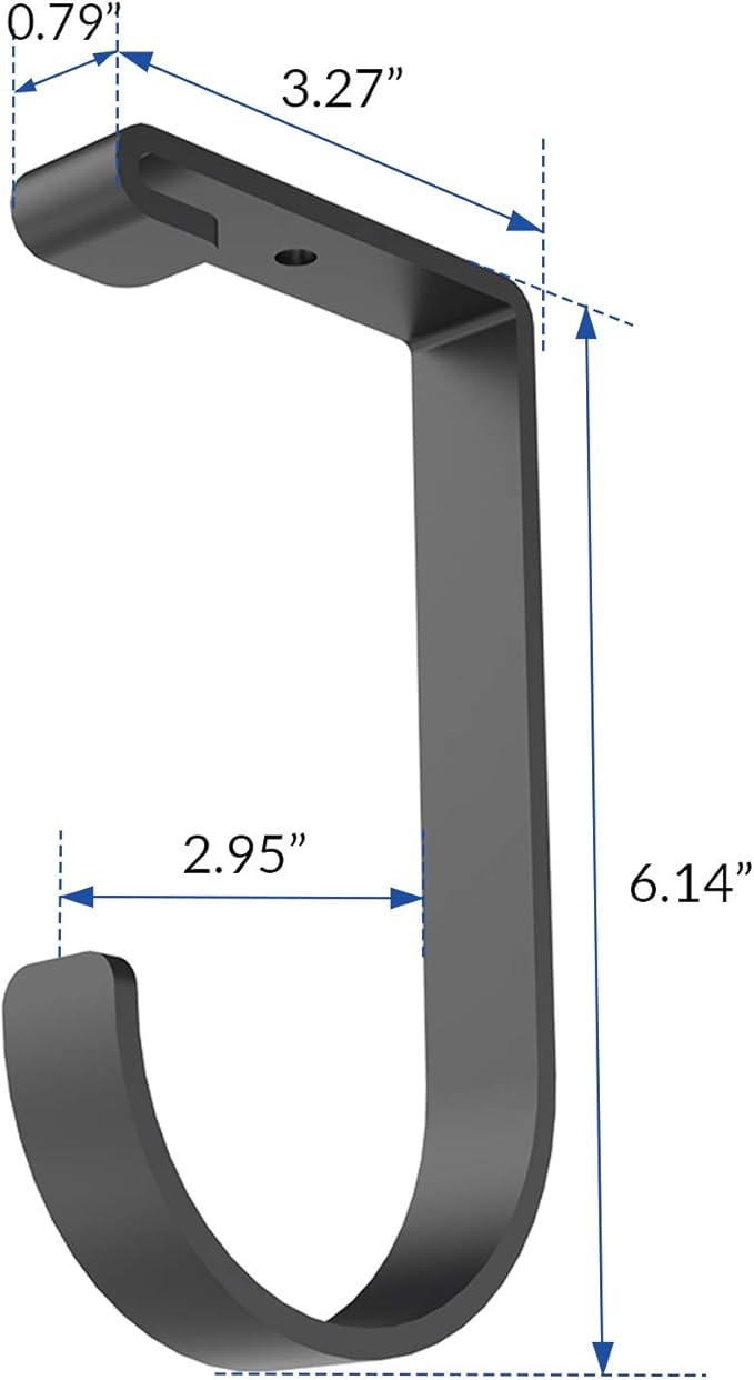 FLEXIMOUNTS 4 Pack Add On Storage Flat Hook Accessory - Image 3
