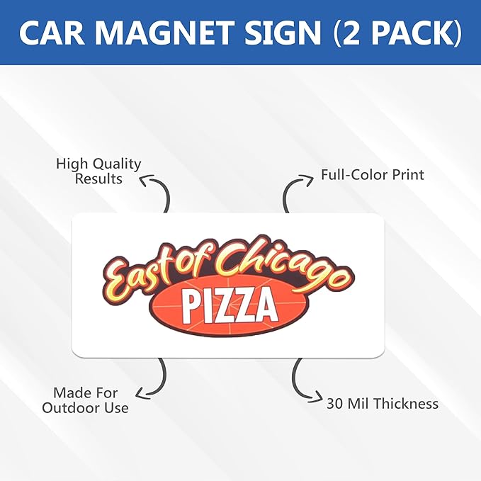 Custom Car Magnet Signs for Businesses 2 pk - Image 3