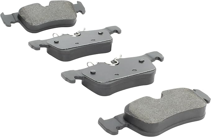 Premium Semi-Metallic Rear Brake Pads Compatible - Image 2