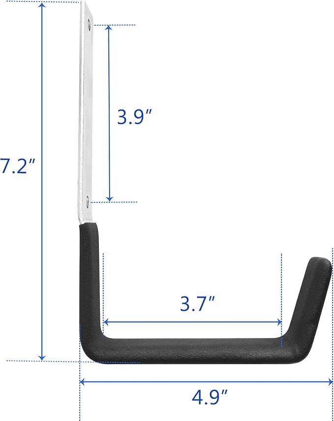 Heavy Duty Steel Hooks, Garage Storage Utility Hooks, Heavy Duty Tool Organizer - Image 2