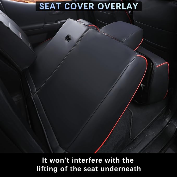Car Seat Covers Full Set for Toyota Tacoma Double & Crew Cab 2023 2022 2021 - Image 5