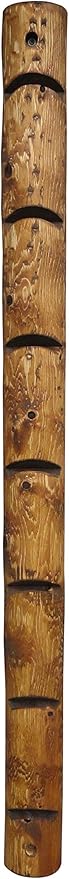 7-Place Wall-Mounted Snowboard Log Rack, Wakeboard Racks, Skateboard Holder - Image 2