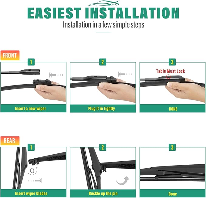 26" 16" 14" Windshield Wiper Blades Replacement - Image 8