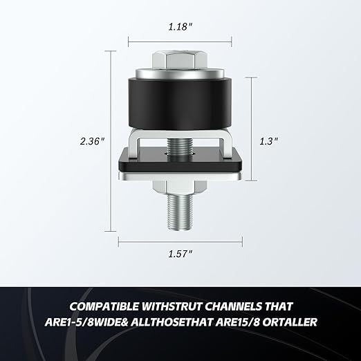 SKTREX Anti-Skid designTrolley Roller Wheels Limit Trolley Assembly Positioning - Image 3