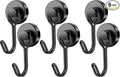 FINDMAG Magnetic Hooks, 40Lbs+ Strong Magnet Hooks by FINDMAG