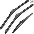3 Wipers Set for Jeep Grand Cherokee 2014 2015 2016 2017 2018 2019 2020 2021 by SCTIOANSNOemWiperBlades