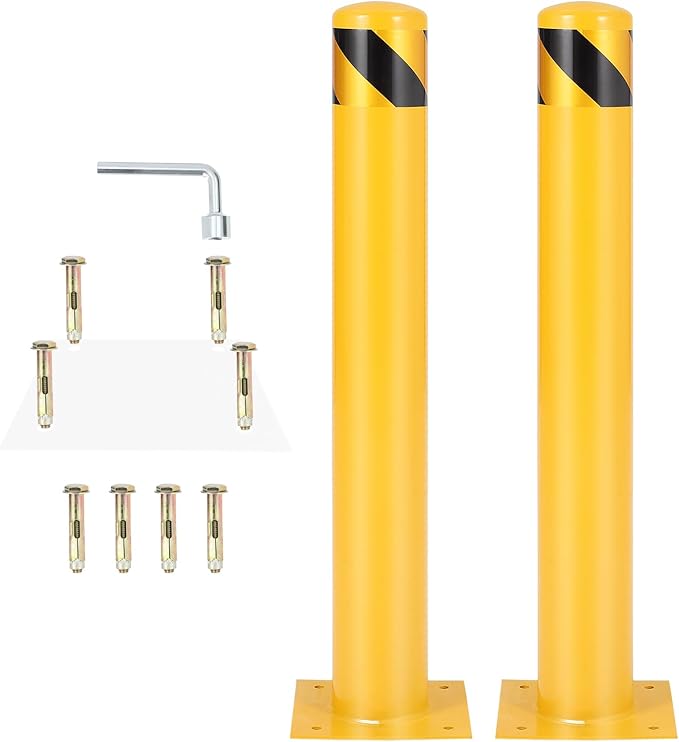 4.5x42 Inch Safety Bollard Post by Unknown