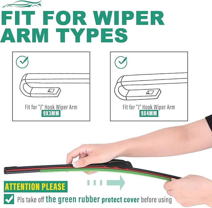 24" 21" 14" Windshield Wiper Blades Replacement - Image 8