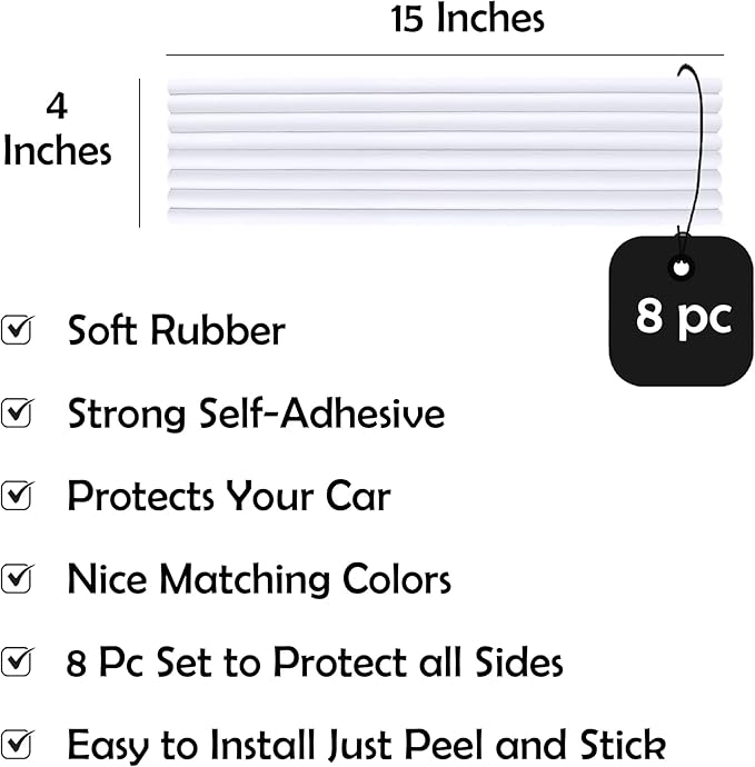 Rubber Bond Garage Wall Protectors 8 Pack - Image 2