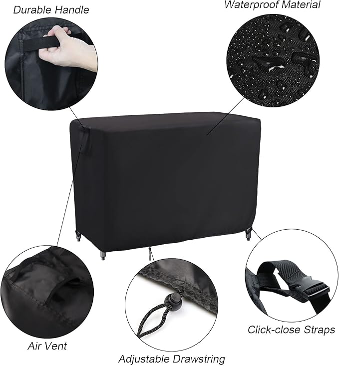 Kingling Outdoor Prep Table Covers, Waterproof Stainless Steel Table Cover - Image 3
