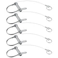 Trailer Coupler Pin 5/16" x 2-3/4" Trailer Pins Prevents Loss by HILILON