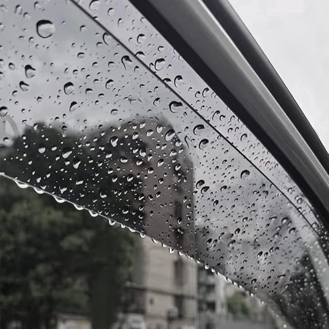 Sunproof Waterproof Side Window Wind Deflector, Window Visor fit - Image 8