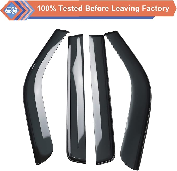 ZONFANT Window Rain Guards, Side Window Deflectors, Sun Visor Rain Vent Window - Image 4