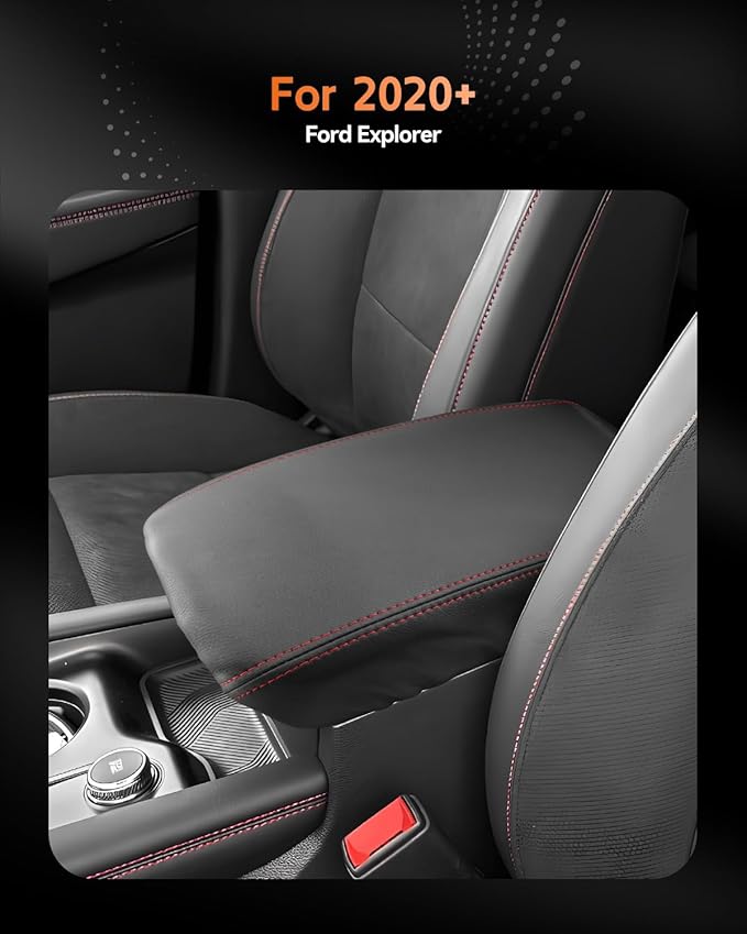 CDEFG for 2025 Ford Explorer Center Console Cover Armrest Box Cover for - Image 2