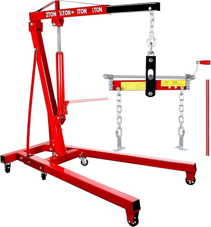 ​​Engine Lift, 2 Ton Engine Hoist Cherry Picker - Image 2
