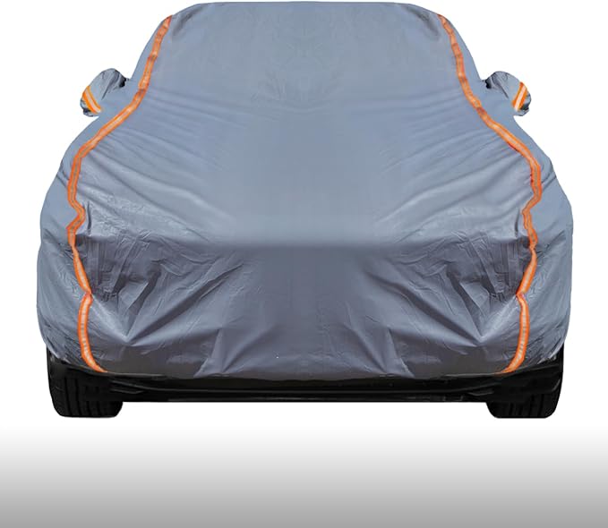 KEYOOG Universal Waterproof Heavy Weight Full Car Covers, Fit Sedan, All Weather by KEYOOG