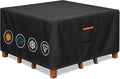 Outdoor Waterproof Furniture Cover, 86W x 86L x 28H inches Heavy Duty 600D by BRUXOLAY