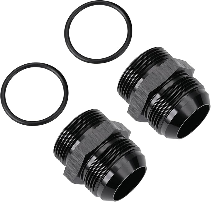 20AN Male Flare to 20AN ORB O-ring Boss Fuel Pump Rail Adapter Fitting Aluminum - Image 3