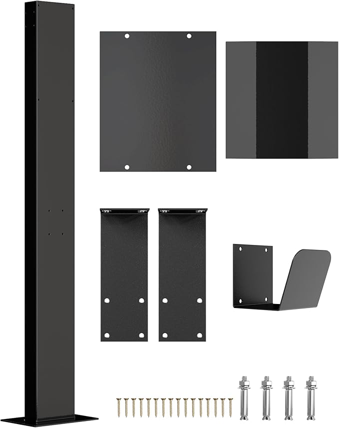EV Charger Pedestal, Outdoor Electric Vehicle Charger Stand, Freestanding - Image 7