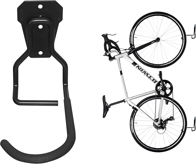 Bike Rack Wall Mount Garage Bike Hook Storage Hanger Space Saving Vertical Bike by Unknown