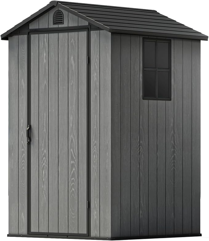 Patiowell 4' x 4' Plastic Outdoor Storage Shed - Image 7