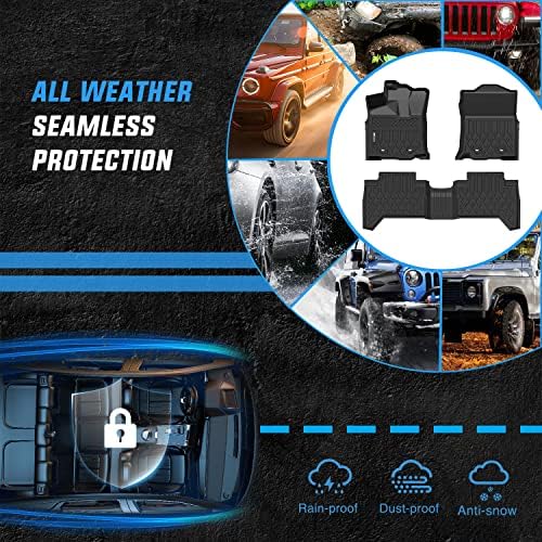 Nilight TPE Floor Mats for Toyota Tacoma Double Cab