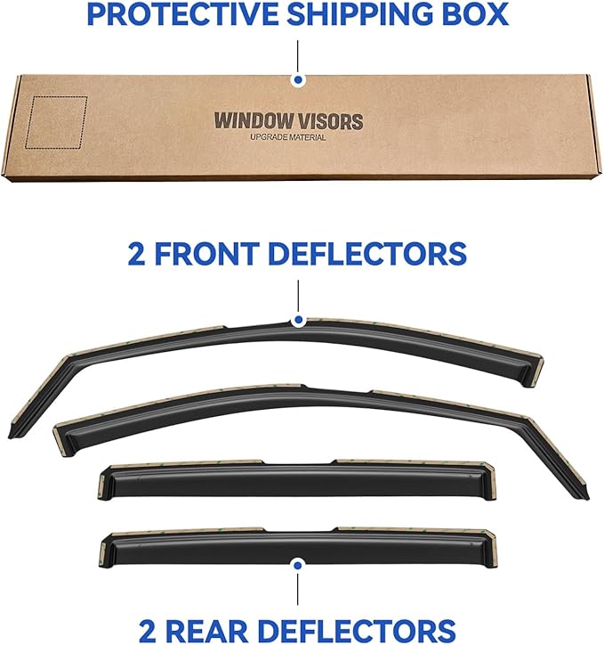 in-Channel Window Visors Rain Guards - Image 6