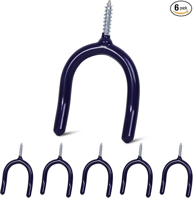 6 Pack Garage Storage System Steel U Hooks by Unknown