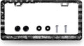 Vintage Black Grey American Flag License Plate Frame Patriotic License Plate by RNKATIH