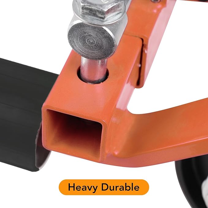 4 Pcs Car Wheel Dolly with Hydraulic Tire Jack, 1500LBS Capacity Trailer Dolly - Image 6