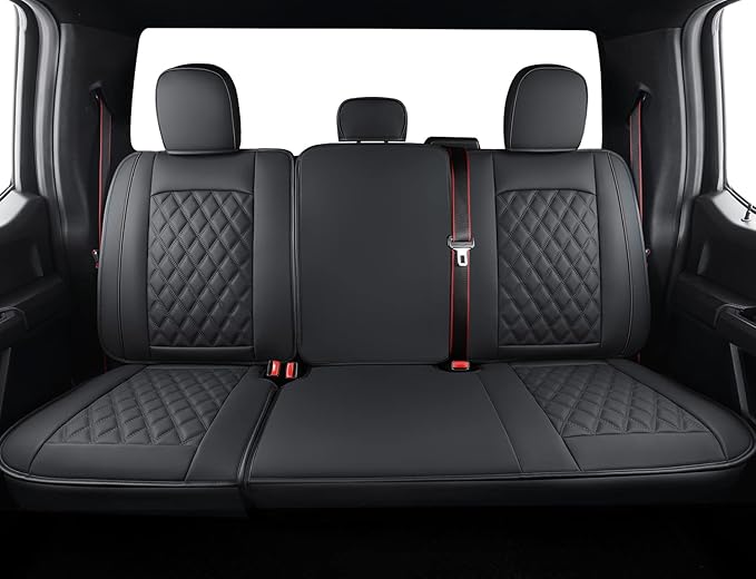 LUCKYMAN CLUB F150 Faux Leather Seat Covers Fit - Image 5