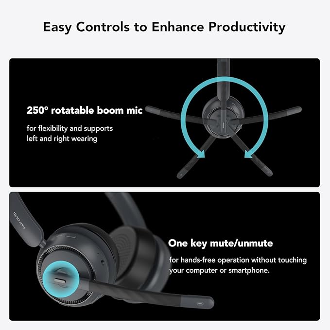 NUROUM Wireless Headset with Mic - Image 5