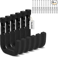 SEDY 6-Piece Heavy Duty Garage Storage Hooks, Wall Mount J Utility Hooks Holds by SEDY
