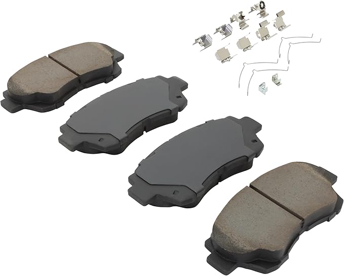 Premium Ceramic Front Brake Pads Compatible - Image 2