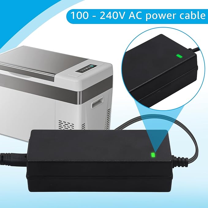Car Refrigerator Power Adapter.AC/DC AC Power Cord Suitable - Image 6