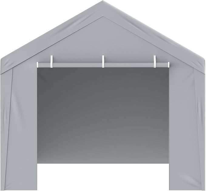 VEVOR Carport Replacement Canopy Cover Top + Side Wall 13 x 20 ft, Garage Tent - Image 9
