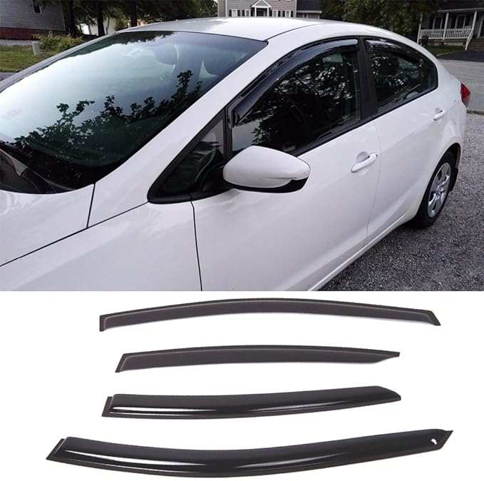 94544 Side Window Visor Wind Vent Deflector by Puermto
