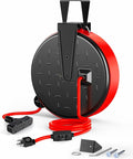 DEWENWILS 30FT Extension Cord Reel, 16/3 Gauge SJTW Power Cord, Retractable by DEWENWILS